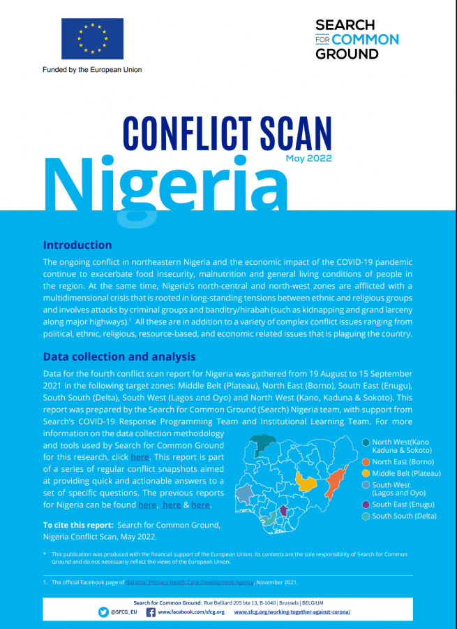 Nigeria Conflict Scan May 2022